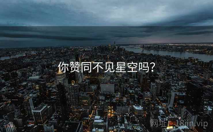 你赞同不见星空吗?